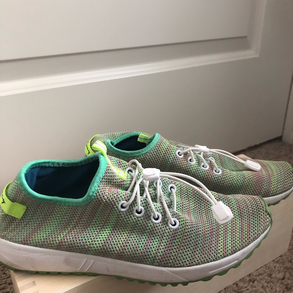 Fun soft shell tennis shoes